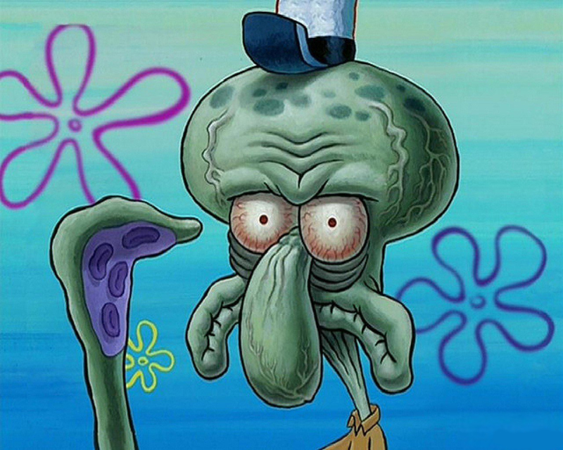 Squidward - Does this Look Unsure to you? 